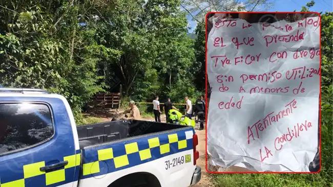 El asesinato con panfleto en Piedecuesta sería atribuido a ¿La Cordillera?