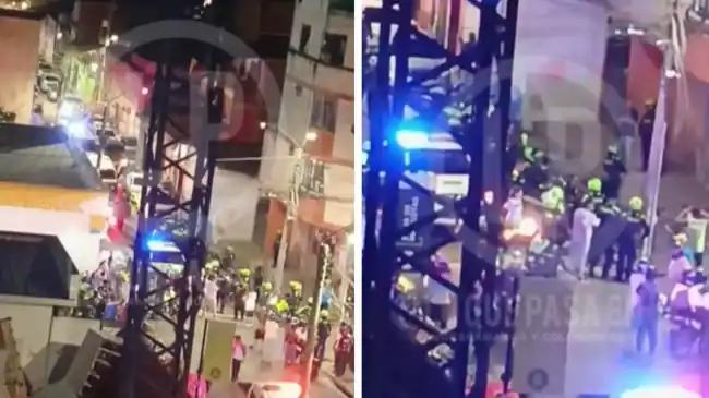 Policía enfrentó a hombres armados con cuchillos, que merodeaban un velorio.