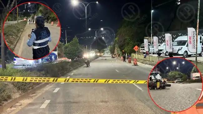 Jhonatan, el motociclista que murió esta madrugada en la vía Bucaramanga Girón al estrellarse con un poste