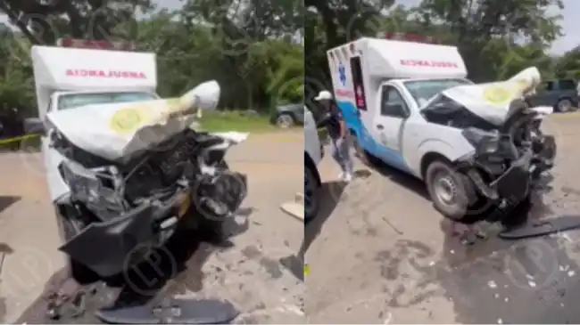 Un muerto y varios heridos dejó el choque de una ambulancia en la vía San Gil