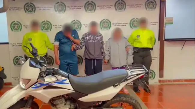 Capturaron “Los de la Quinta Estrella” Banda especializada en robo de motos