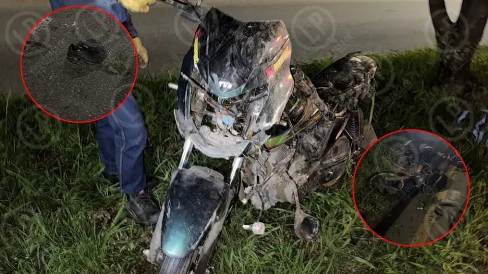 Darwin murió al chocar contra un árbol en el anillo vial. Ayer habia cumplido sus 20 años