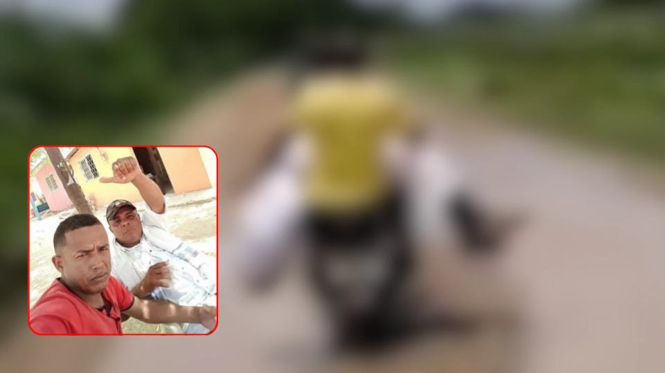 Video: Cuerpos de hombres asesinados tuvieron que ser trasladados en moto