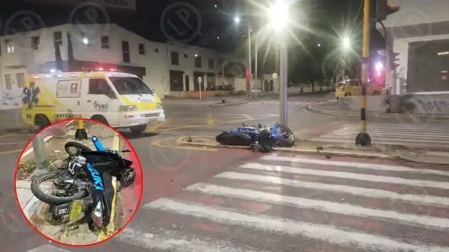 Murió Keyner el joven motociclista de 19 años en accidente de tránsito en la carrera 27