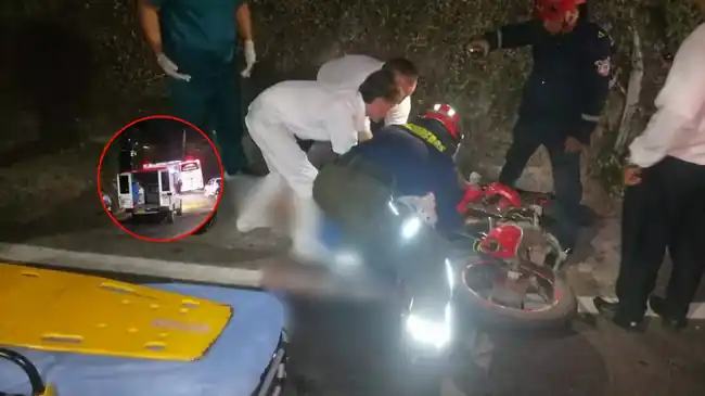 Motociclista murió días después de chocar con bus en Rionegro, Santander