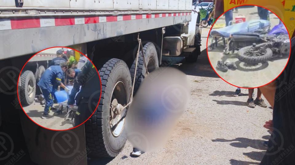 Pareja de esposos pierde la vida tras ser embestida por camión en el norte de Bucaramanga.