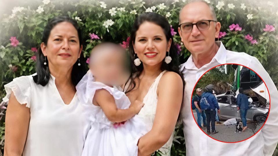 Cuatro integrantes de una familia murieron en un violento accidente, incluida una menor.