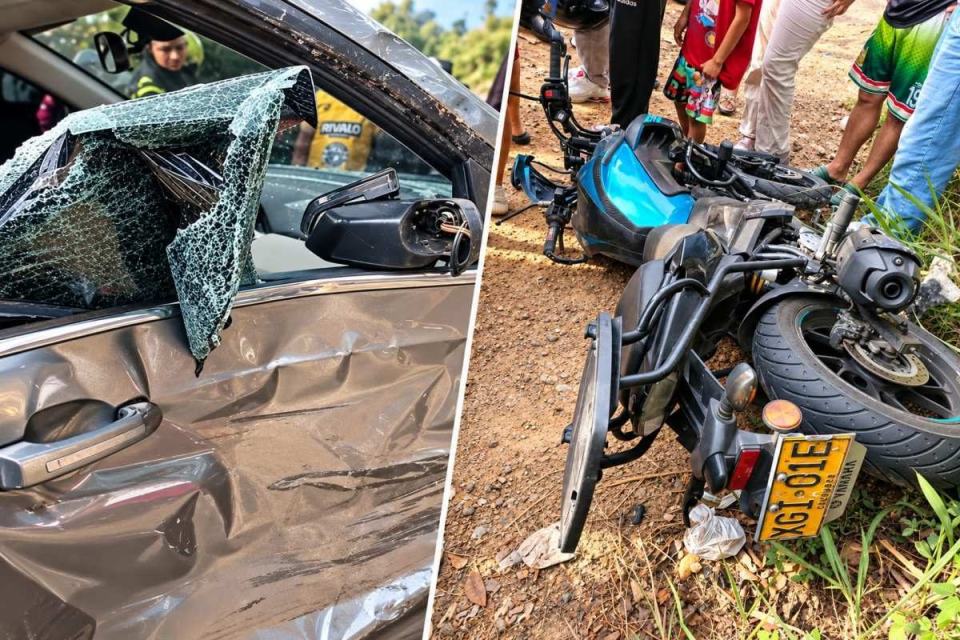 Darío Leal, el motociclista que murió tras fuerte choque en Vijagual.