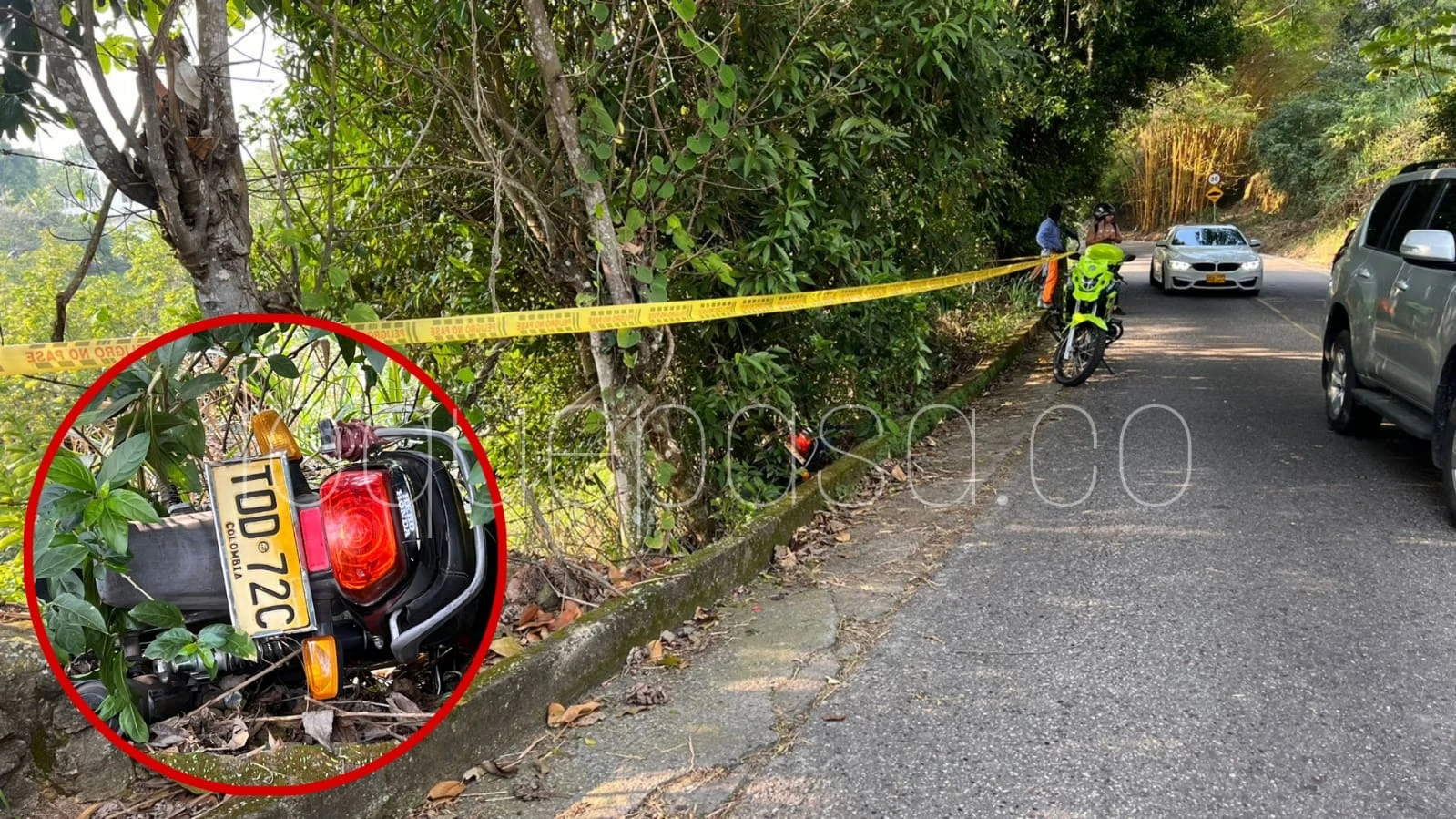 Fue identificado el motociclista que se mató en la vía a Ruitoque