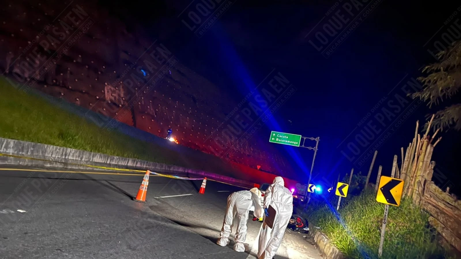 Motociclista perdió la vida en una curva en la vía Bucaramanga – Pamplona. - imagen 2