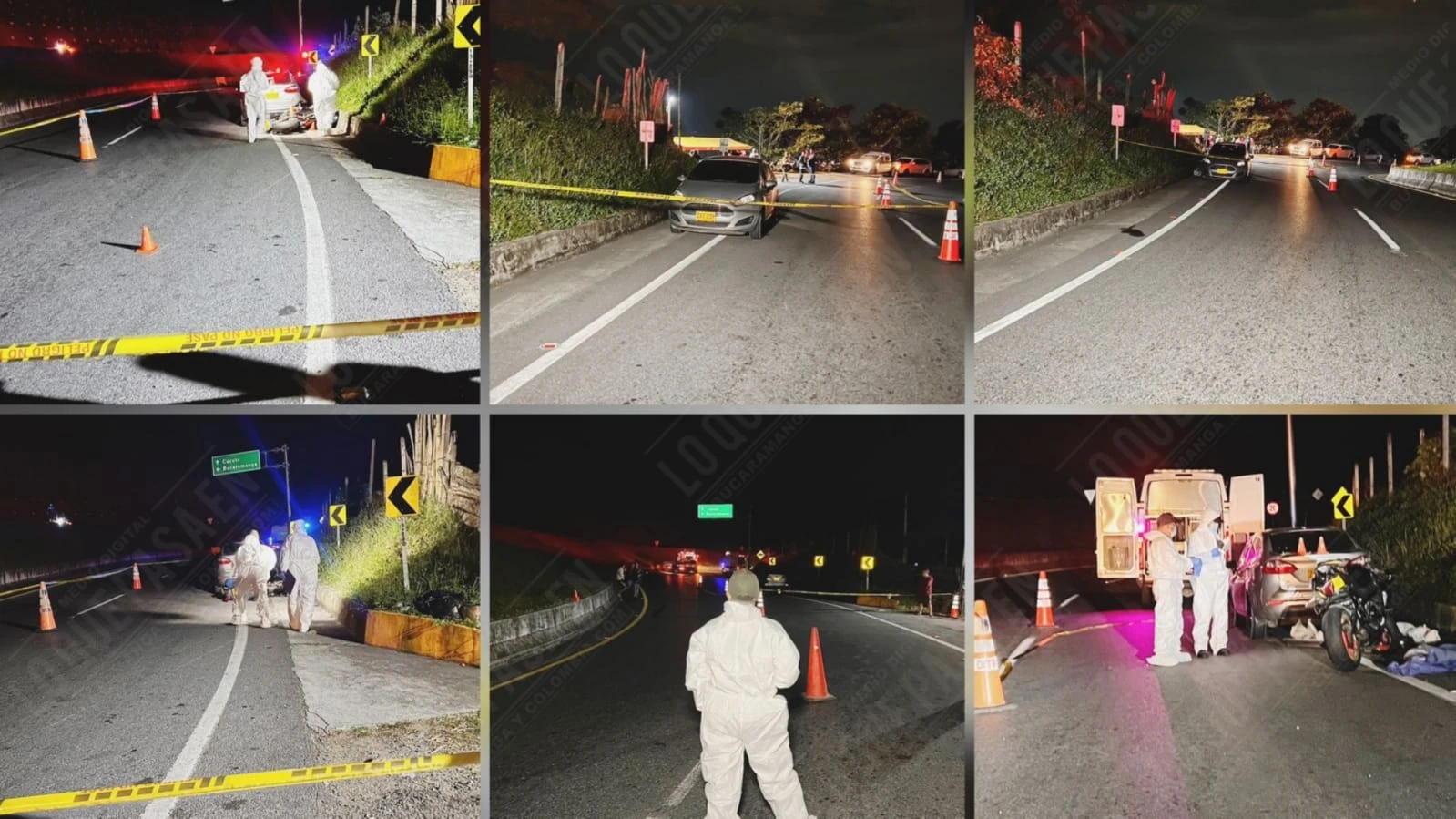 Motociclista perdió la vida en una curva en la vía Bucaramanga – Pamplona.