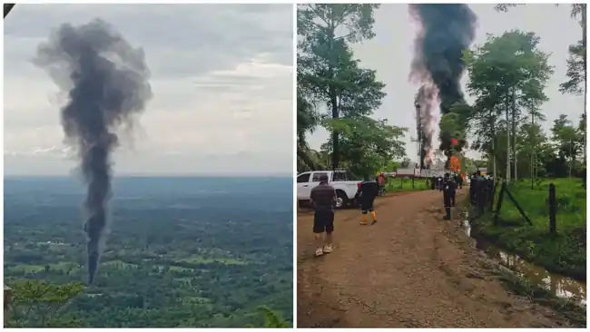 Ecopetrol confirmó que son 5 las personas heridas en la explosión de un pozo petrolero en Santander