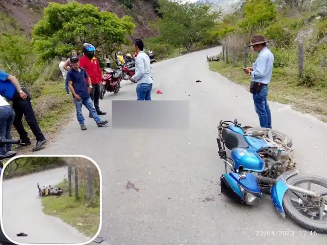 Ultima hora: un  motociclista perdió la vida en la vía Matanza
