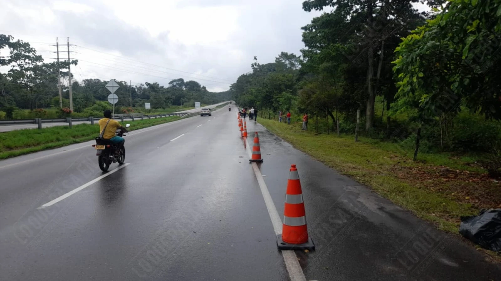 Motociclista perdió la vida en aparatoso accidente en la vía La Fortuna - Bucaramanga