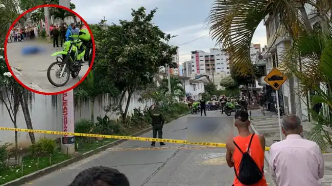 VIDEO: Ciclista murió en aparatoso accidente en Floridablanca.
