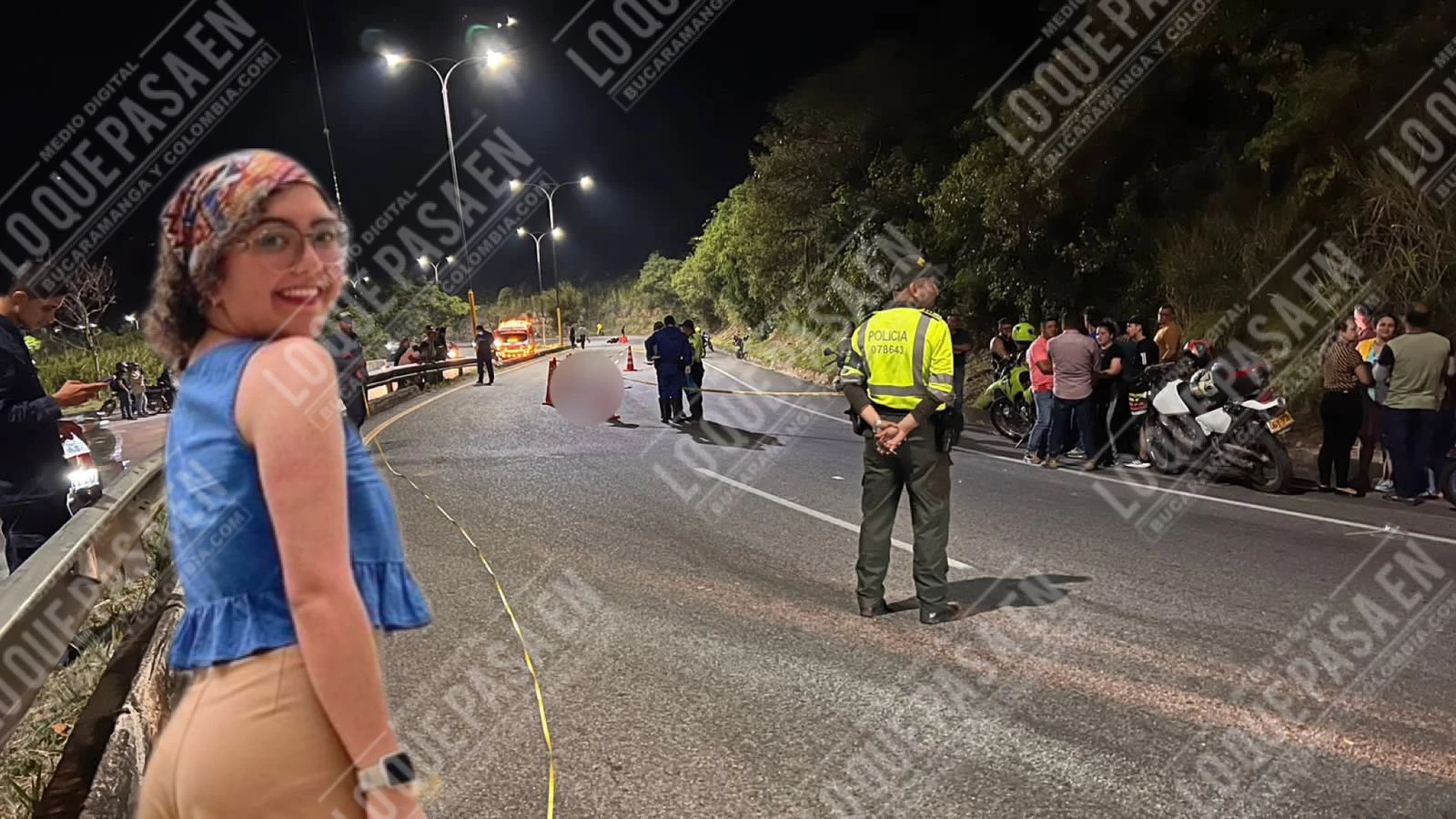Detalles de la muerte de Stephany tras sufrir accidente en la vía Lebrija Girón