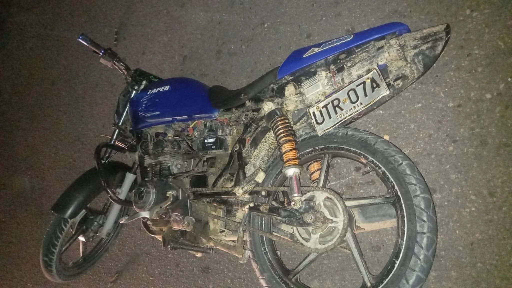 Joven Motociclista fallece en la vía Bucaramanga – matanza