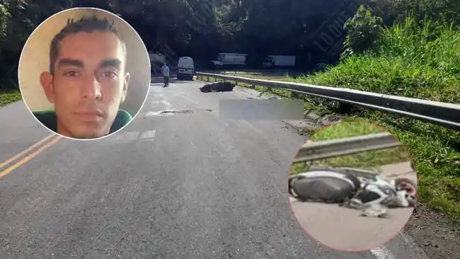 A Luis Carlos el choque con una baranda metálica le arrebató la vida en Curos
