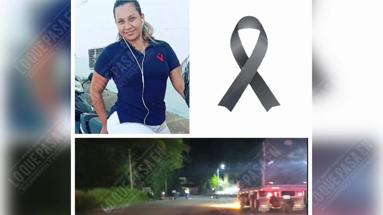 A Leidy un accidente le ocasiono la muerte en la vía San Gil Socorro
