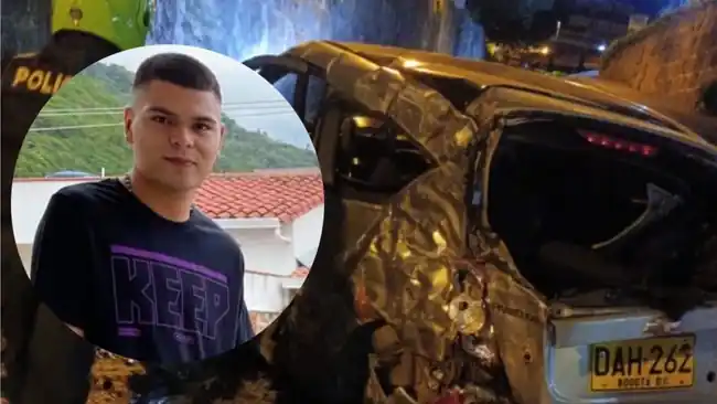 Joven murió al estrellarse con un muro en San Gil