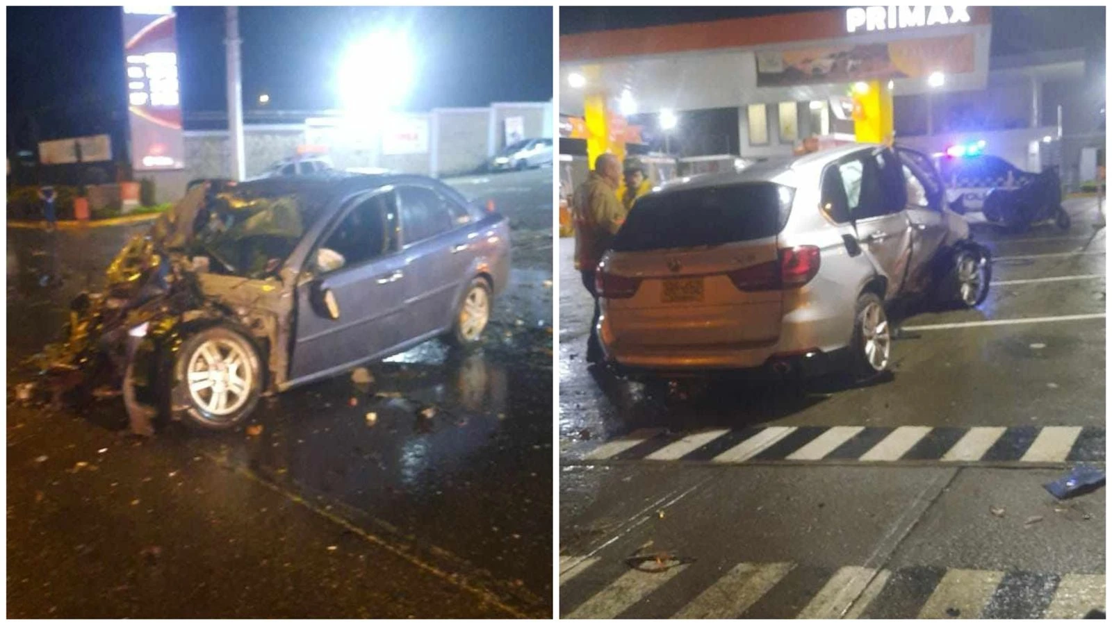 Murió uno de los conductores que fue embestido por una camioneta en la vía a Piedecuesta