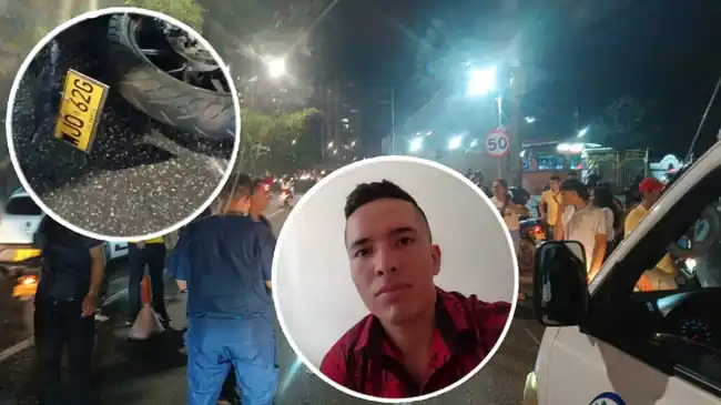 Javier Humberto, el motociclista que murió arrollado por un camión en la autopista hacia Piedecuesta