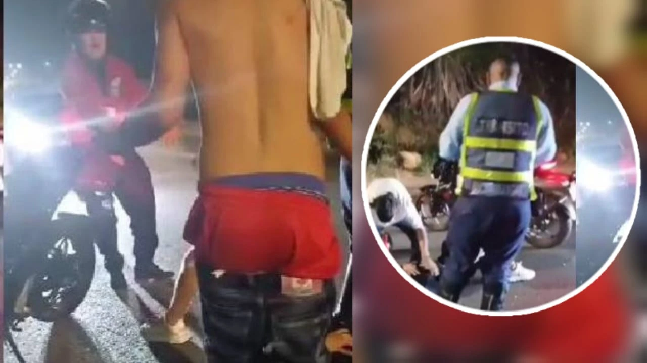Tres heridos dejó accidente de tránsito, uno con heridas graves, en la vía Bucaramanga-Girón