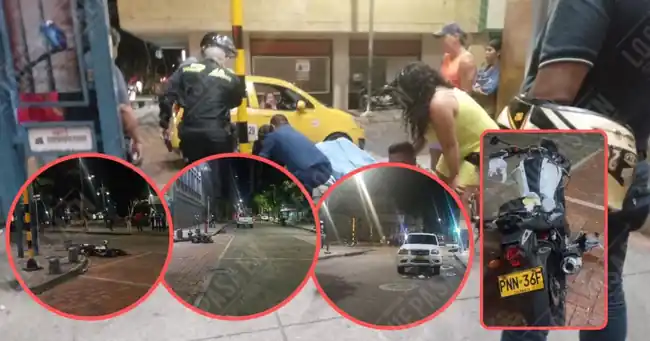 Óscar, la víctima fatal de fuerte choque en la carrera 19 con 35 de Bucaramanga.