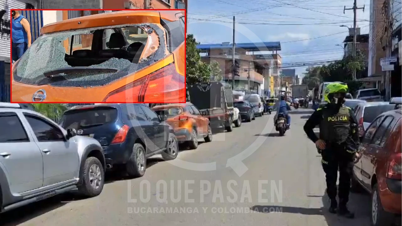Un Comerciante resultó herido a bala en violento asalto en Bucaramanga