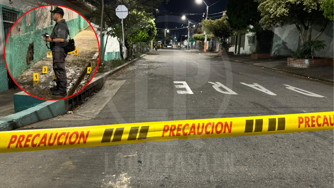Alias "Pascual" fue asesinado a tiros a en el barrio Comuneros, en Bucaramanga
