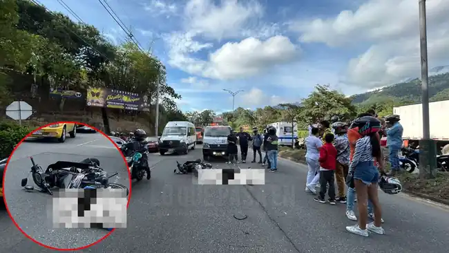 Motociclista perdió la vida en accidente en la vía Floridablanca-Piedecuesta