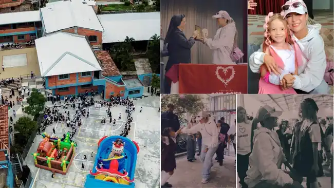 Karol G reconstruyó colegio en Medellín beneficiando a más de 600 niños