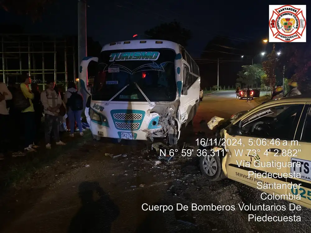 Taxista murió días después de sufrir choque con bus de turismo en Guatiguará - imagen 2