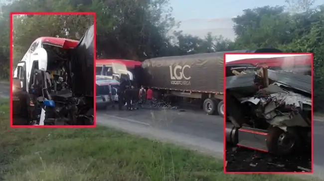 Video: Bus de brasilia que iba desde Bucaramanga a Cartagena se accidentó dejando a tres muertos y 12 heridos