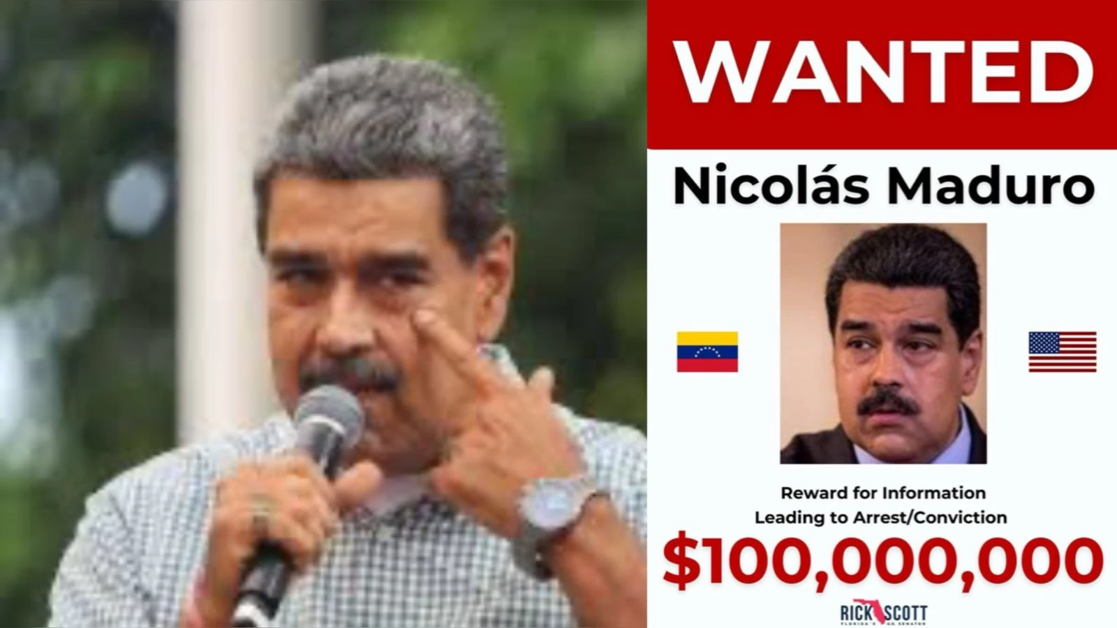 Senador de EE.UU. pidió aumentar recompensa por Nicolás Maduro a 100 millones de dólares