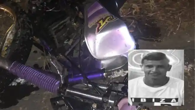 Fatal accidente: Joven de 21 años perdió el control de su moto y falleció
