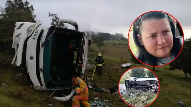 Grave accidente en la vía Chiquinquirá-Ubaté deja una mujer fallecida y 27 heridos