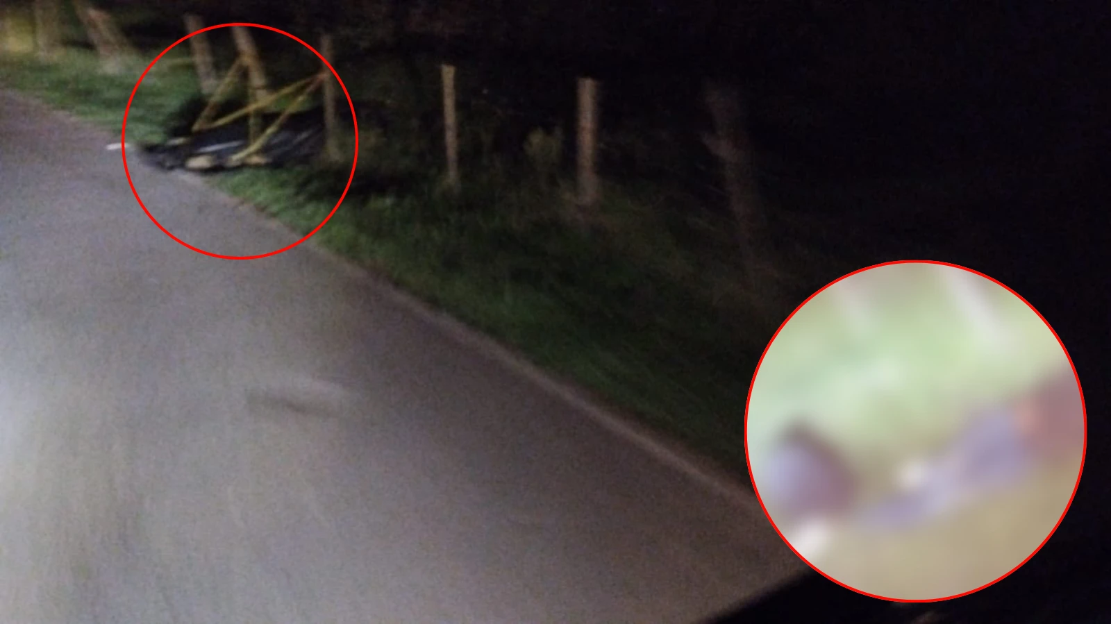 Encuentran cadáver abandonado junto a la carretera