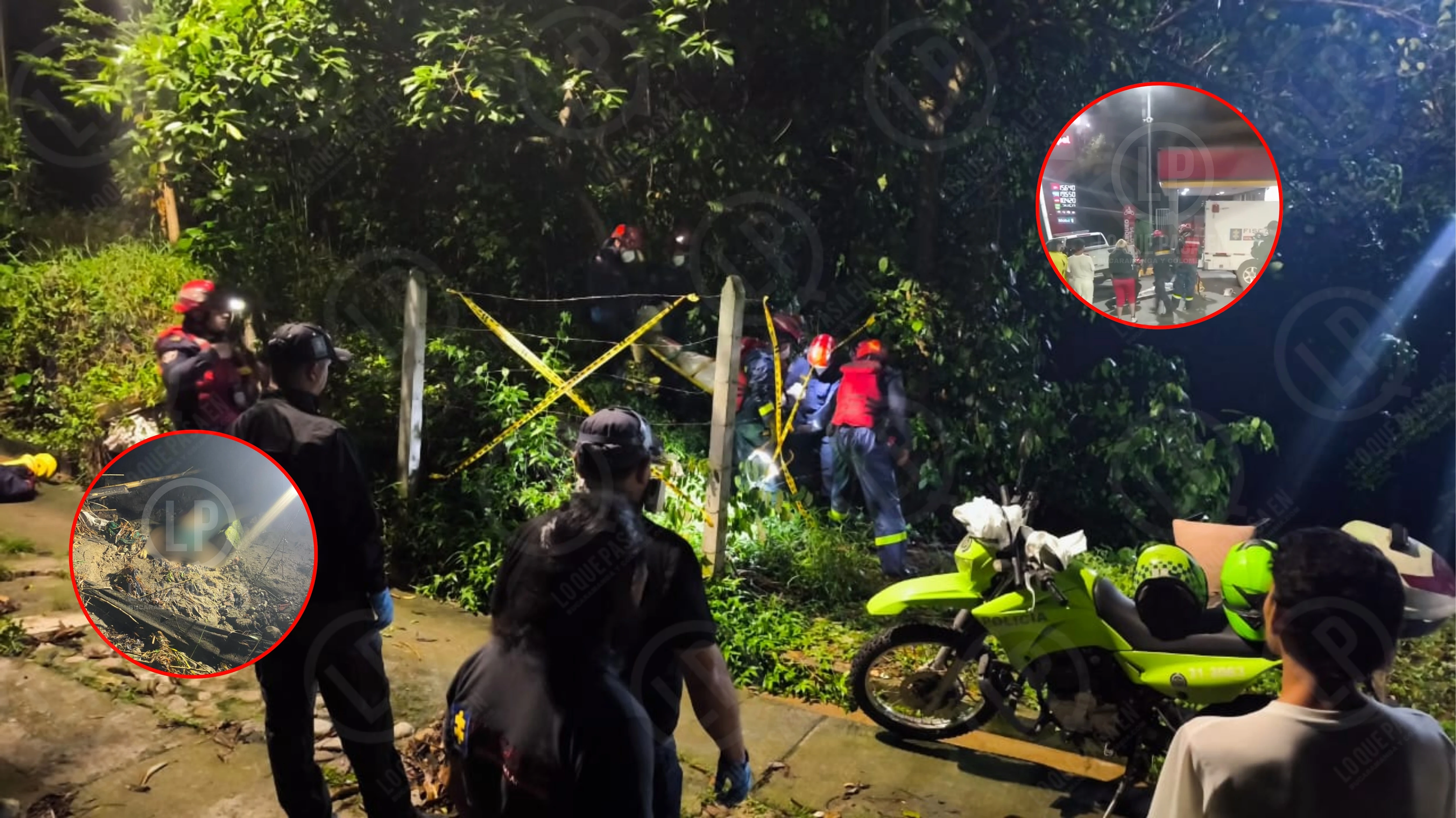 Hombre falleció tras caer y ser arrastrado por quebrada crecida en Floridablanca cuando regresaba a casa