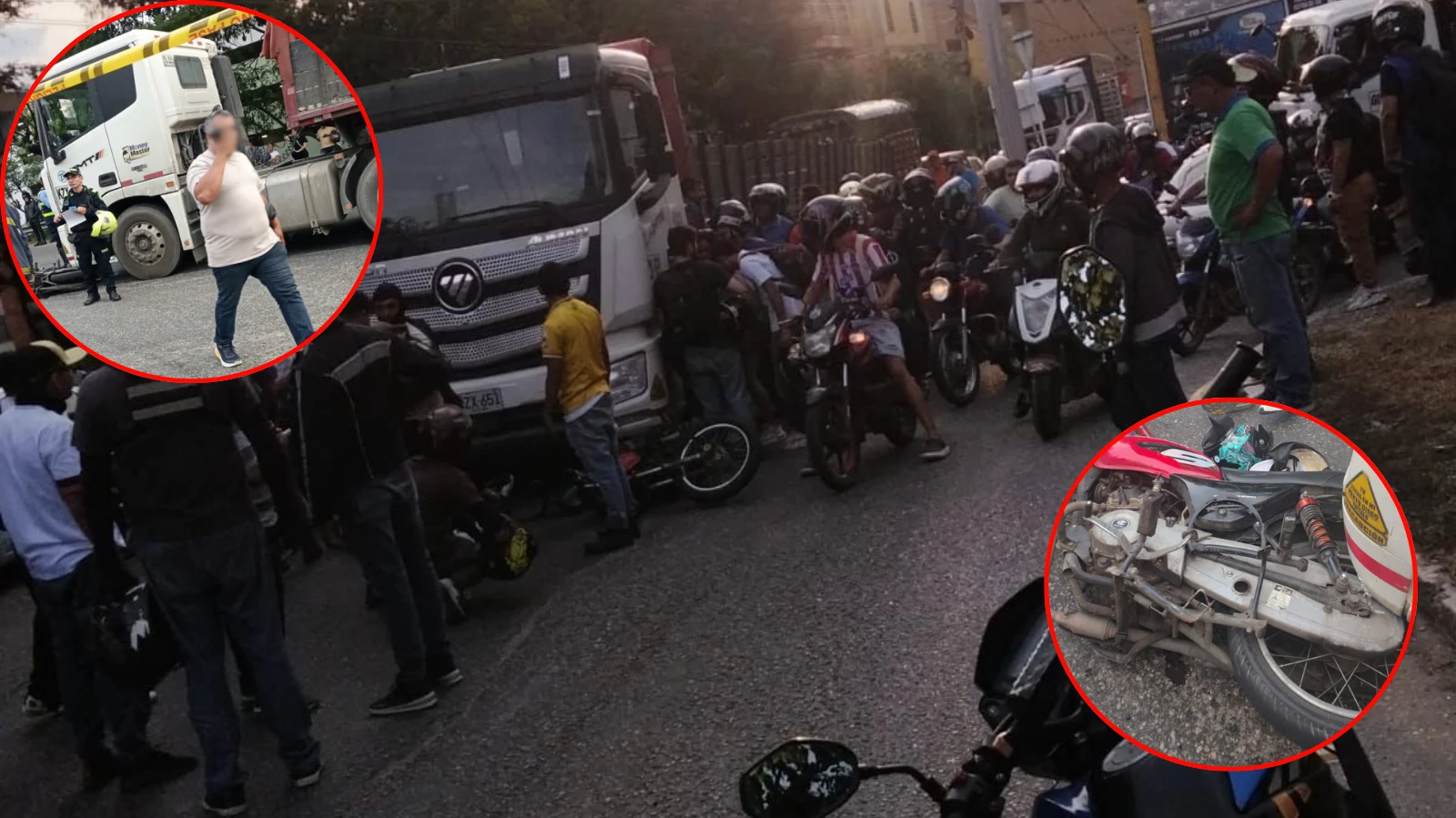 Doña Miryam la adulta mayor que murió debajo de un tractocamión en Girón