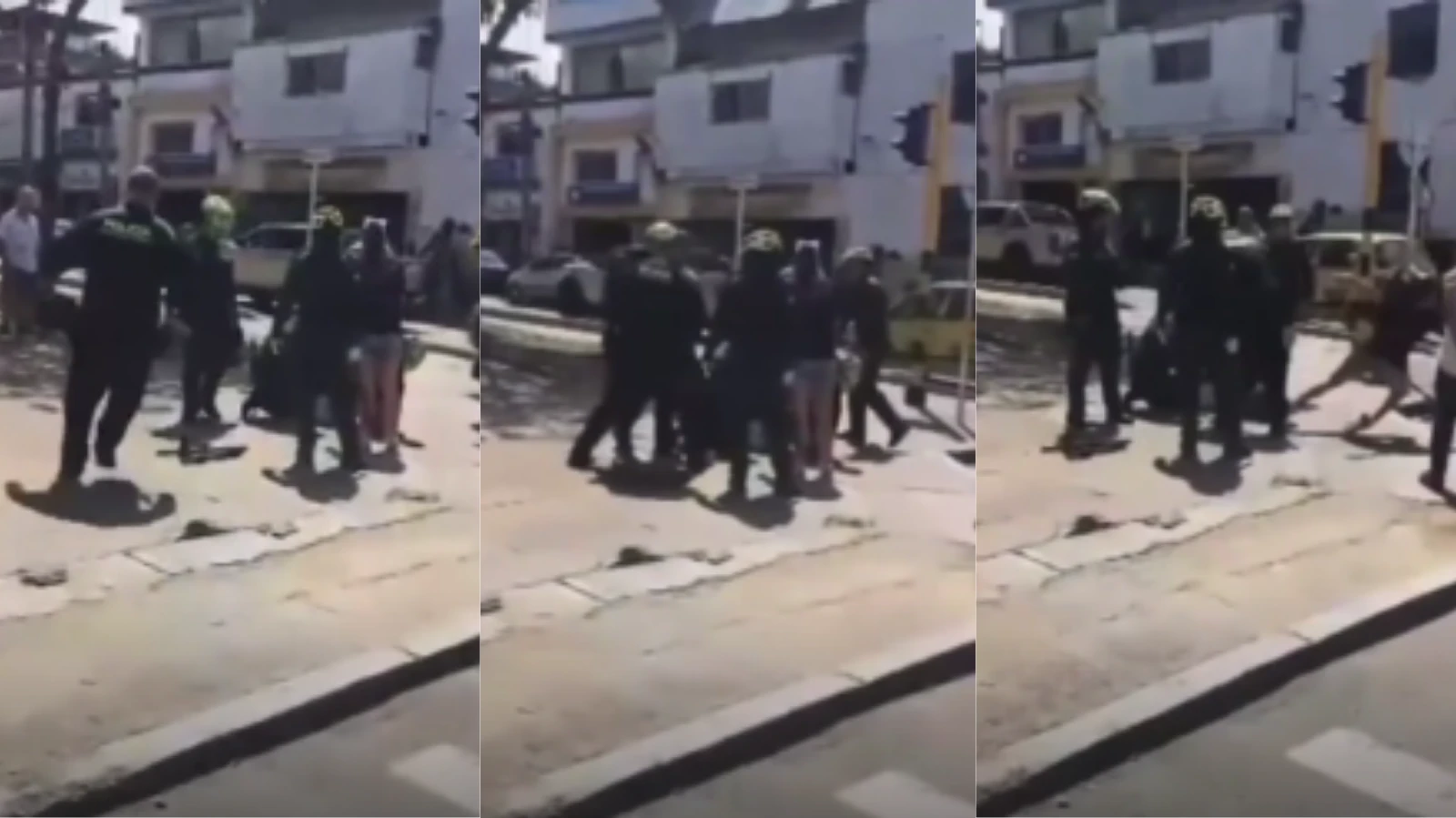 Video: Policía bajo investigación por presunta agresión a una mujer