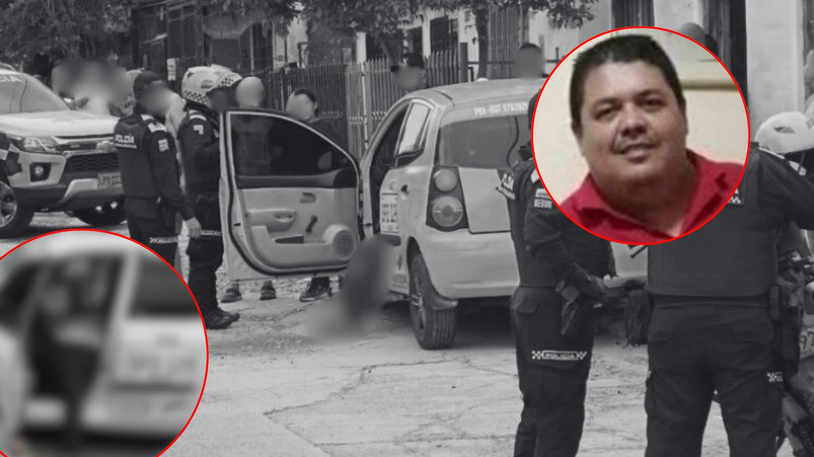 Sicario asesinó a ‘El Gordo’ mientras instalaba un papel ahumado a un taxi