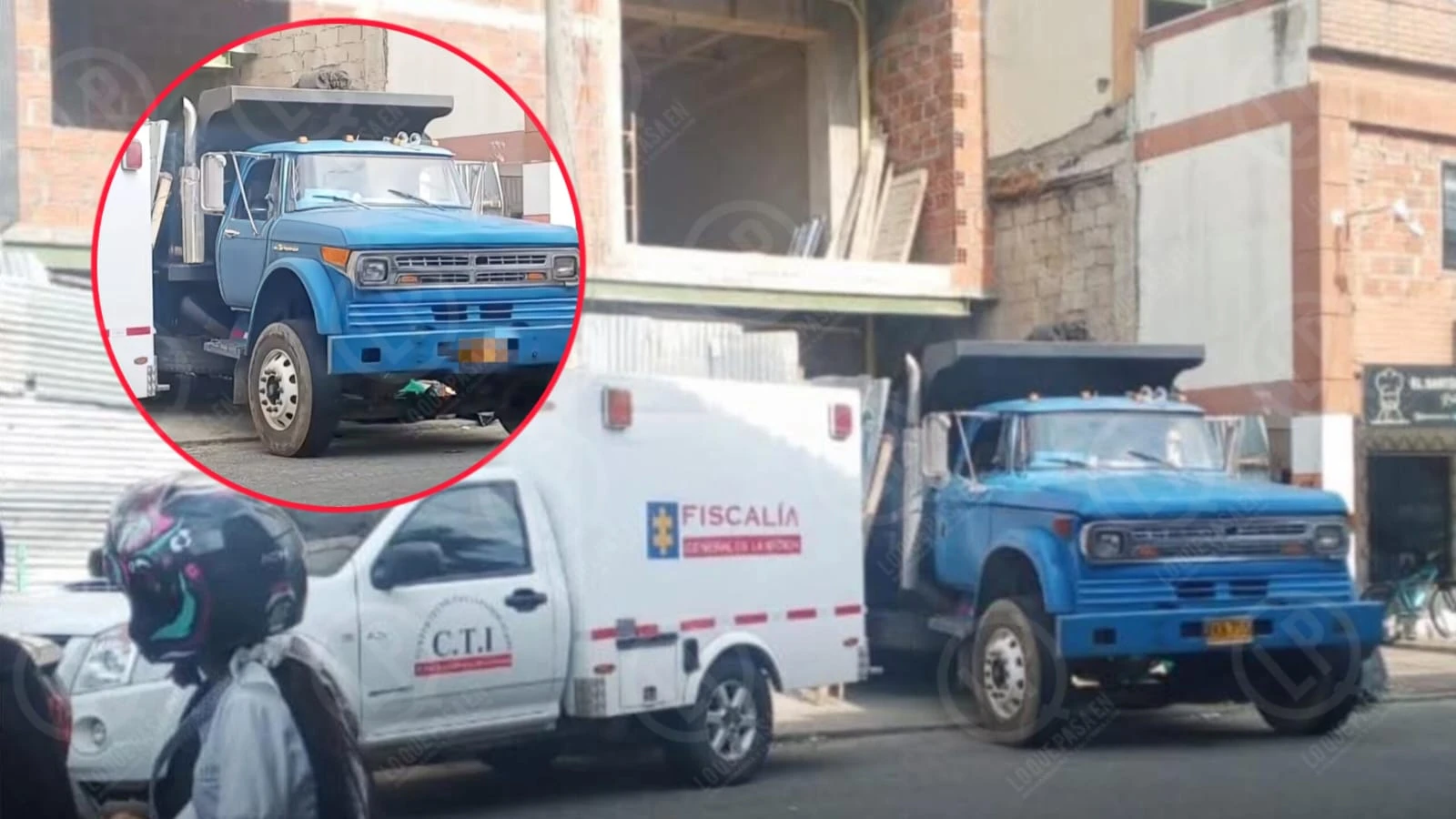 Tragedia en obra de construcción en Bucaramanga: trabajador murió tras accidente con volqueta.