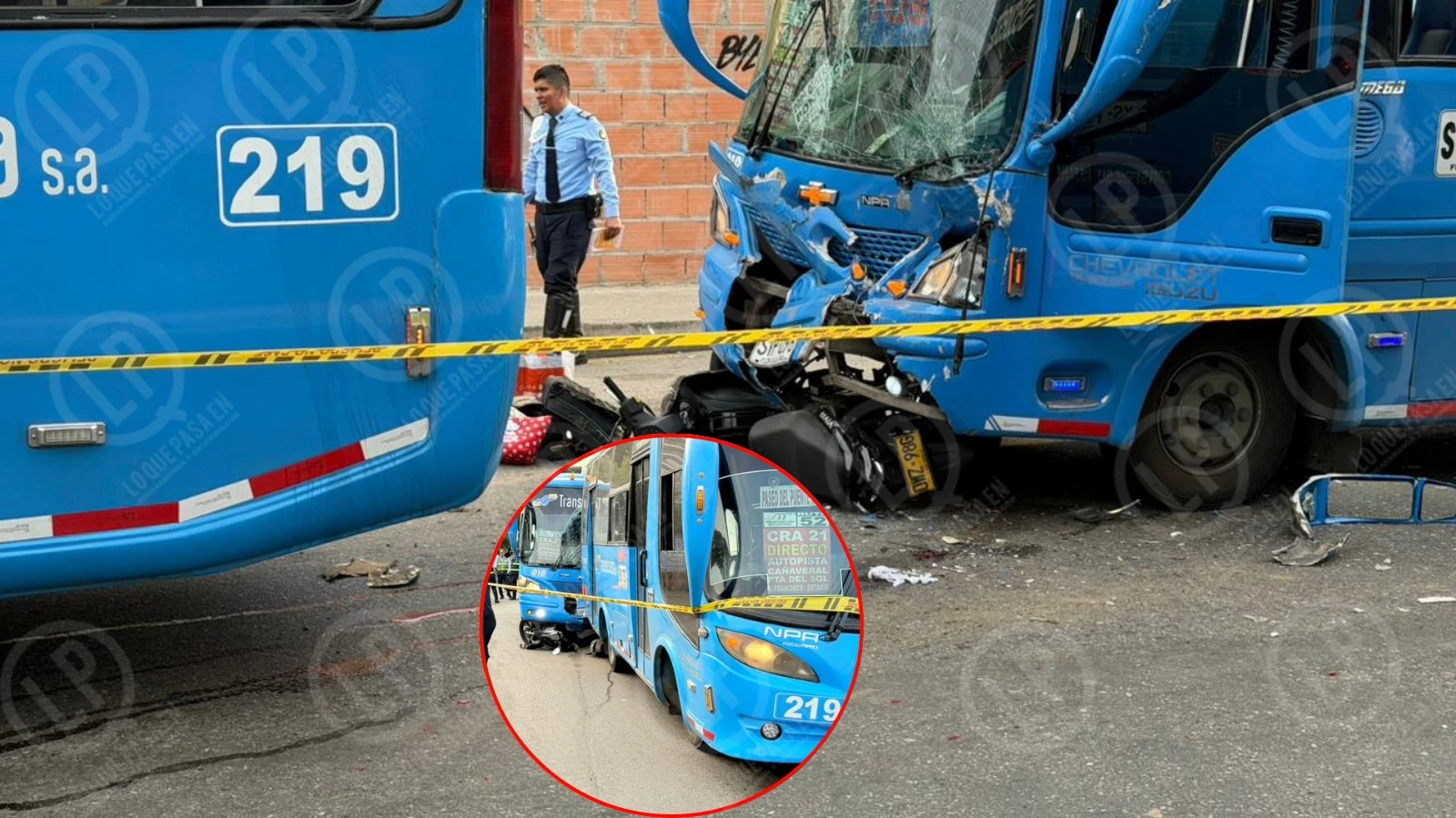 Salió  a estudiar y no regresó: Menor murió al quedar en medio de dos buses en Papi Quiero Piña.