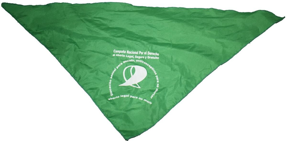Pañuelo verde, símbolo de la campaña por el aborto legal