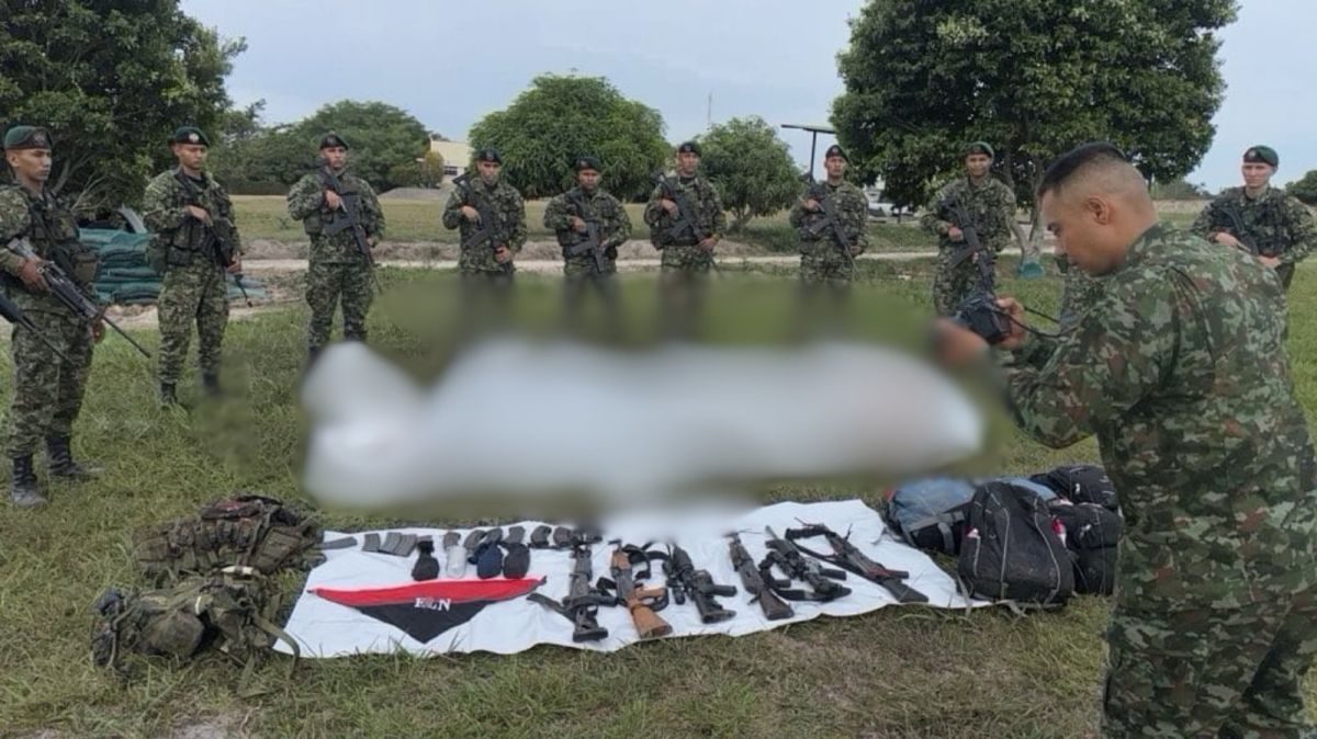 Duro golpe al ELN: cinco integrantes murieron tras fuerte combate con el Ejército