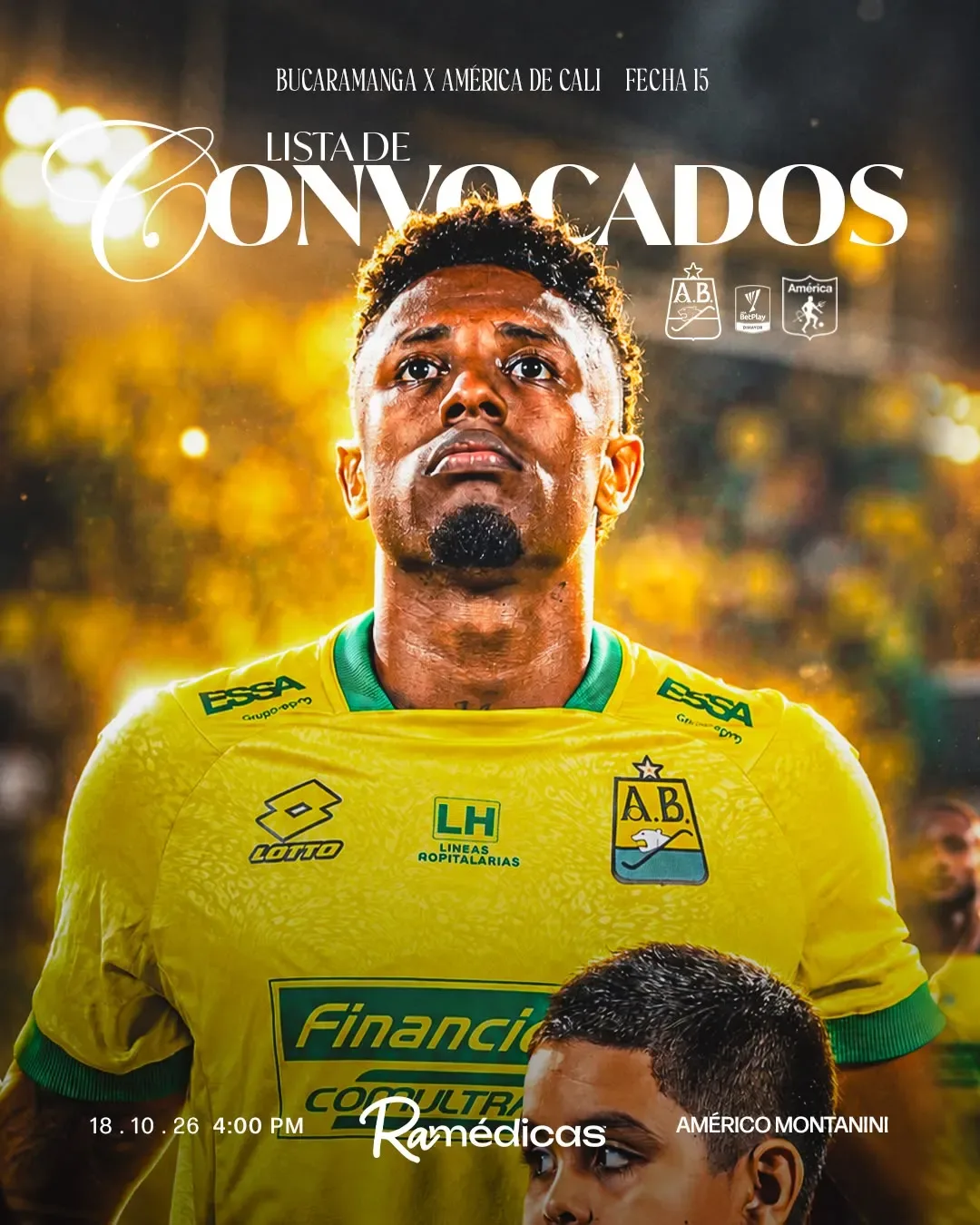 Lista oficial de los 20 convocados del Atlético Bucaramanga para el partido contra América de Cali, fecha 15 de la Liga BetPlay 2026-II - imagen 2