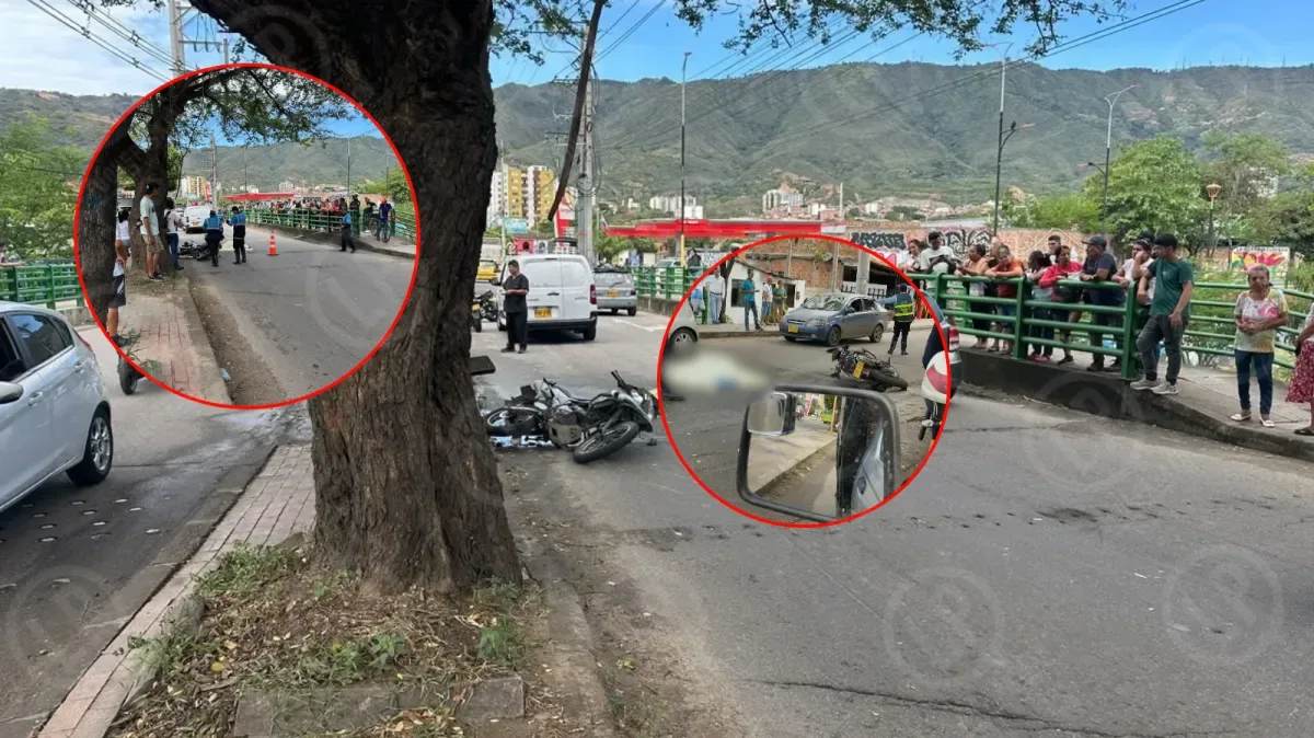 Don Alfonso intentaba cruzar la avenida Los Caneyes cuando fue arrollado por una moto.