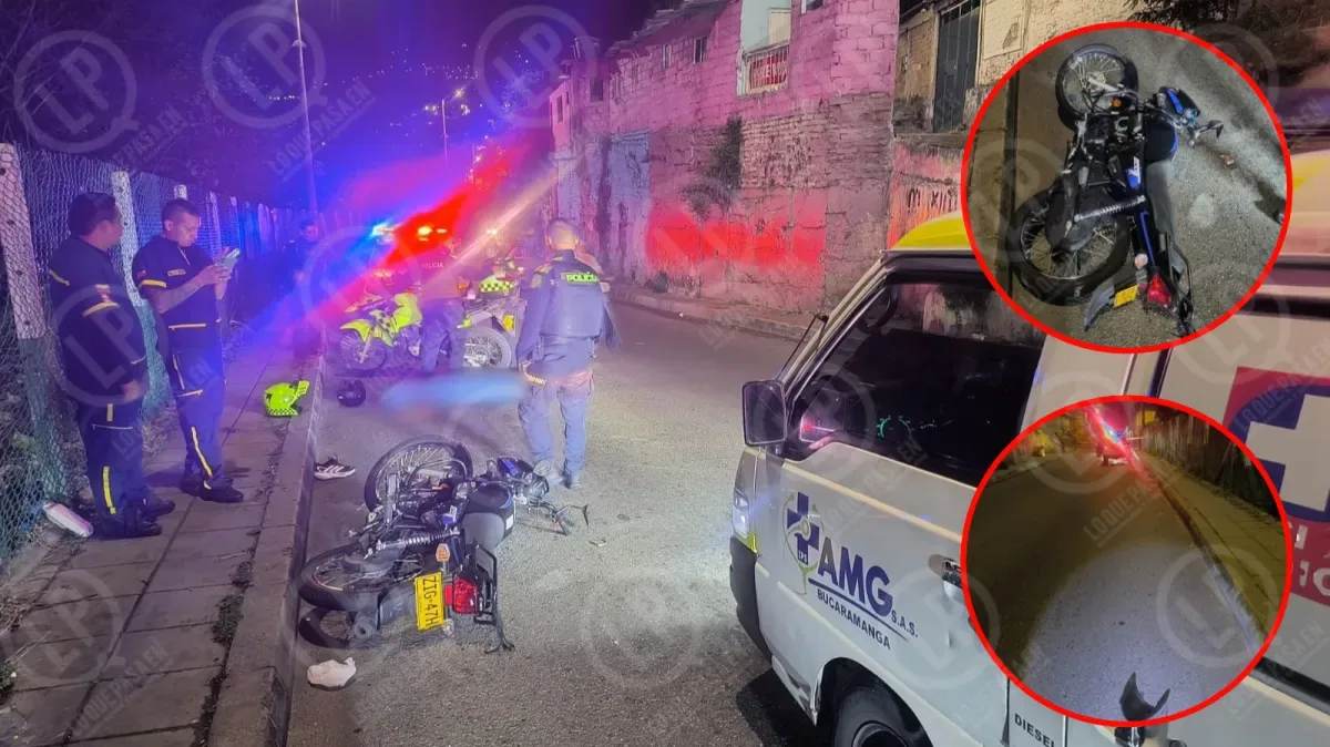Juan Carlos Serrano, el motociclista que murió esta madrugada en el norte de Bucaramanga