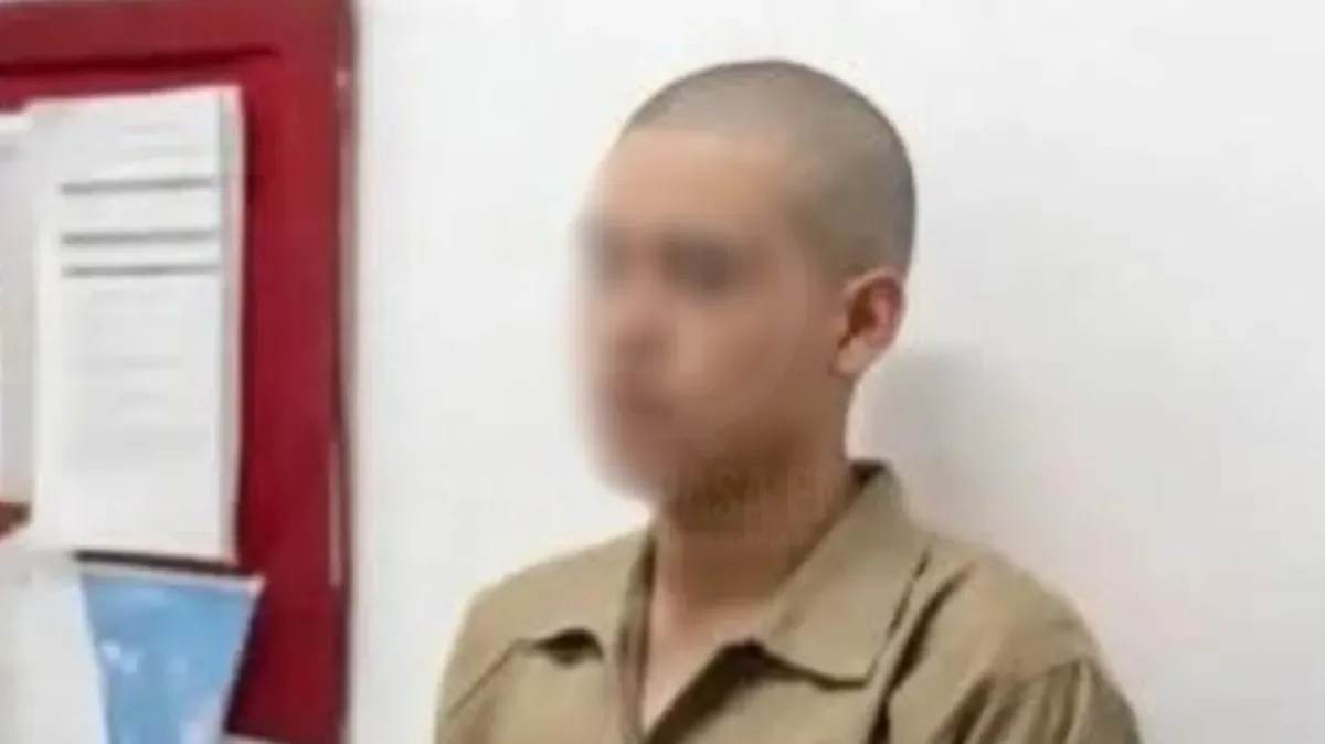 Rapado y esposado: así apareció en prisión joven señalado de amenazar a la primera dama